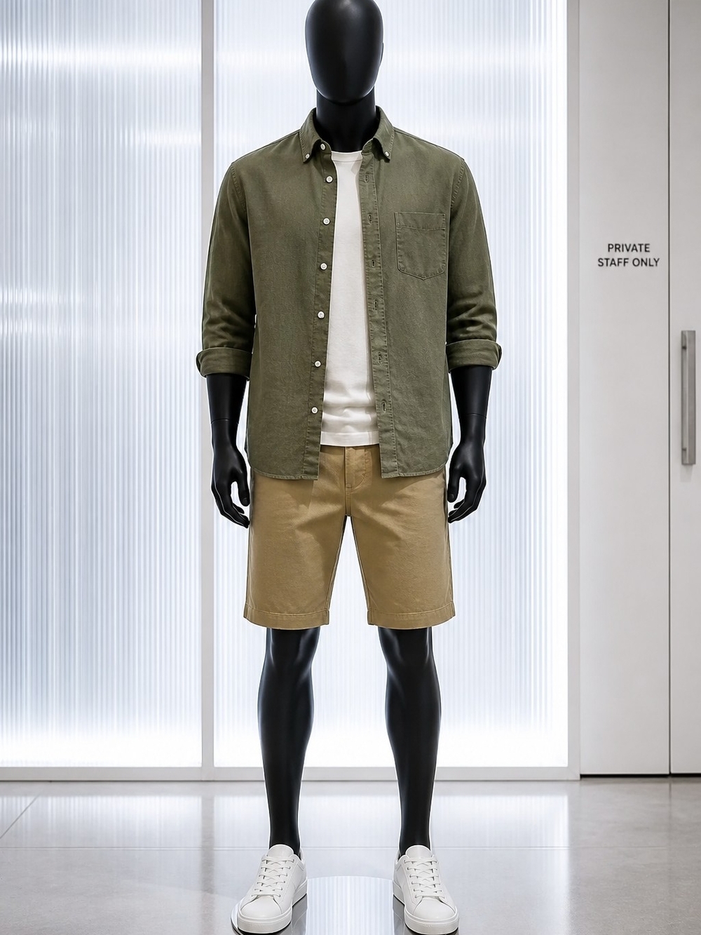 50% off ~Volcom Men's Hybrid Walk Shorts Khaki Size 30 Performance Stretch - Picture 2 of 13